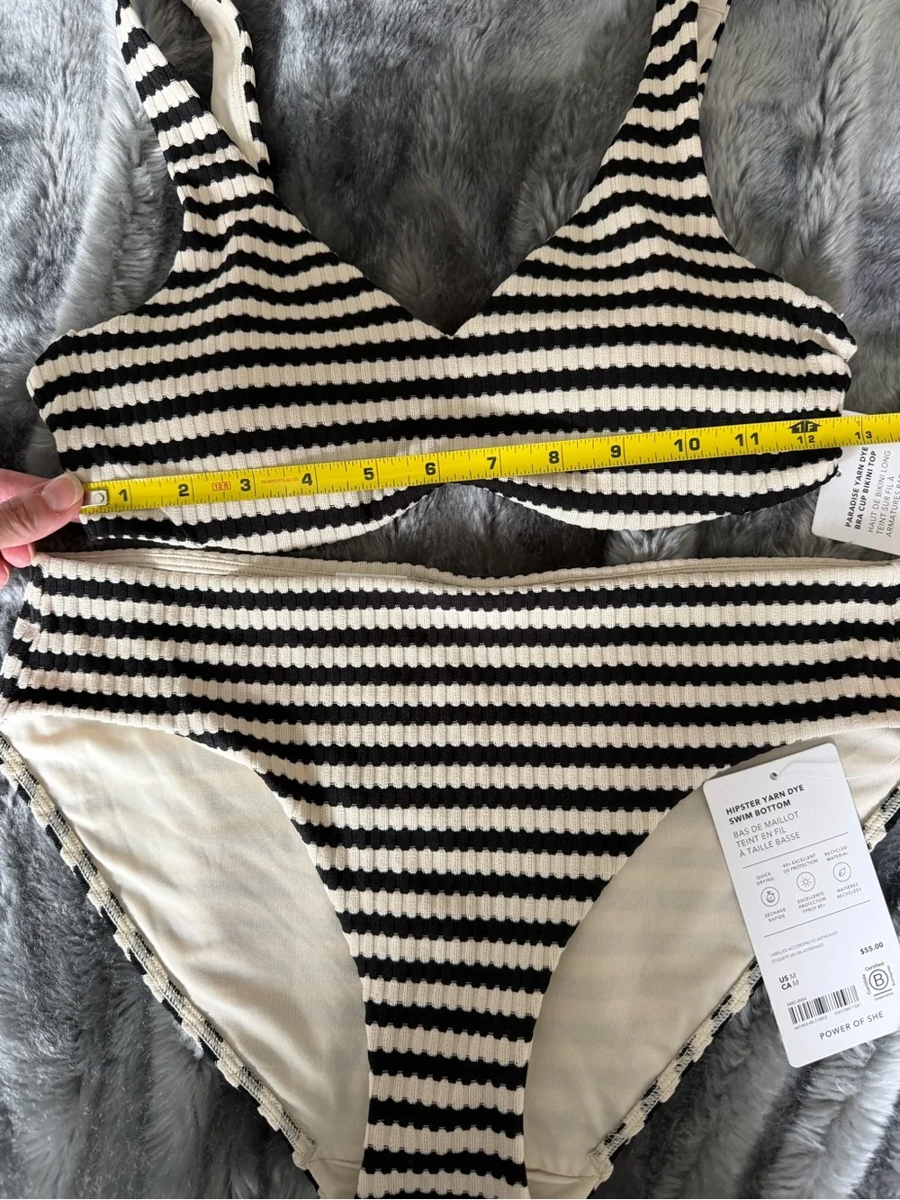 NWT Athleta knit bikini set